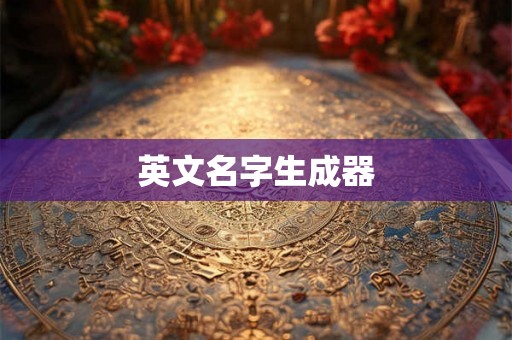 英文名字生成器