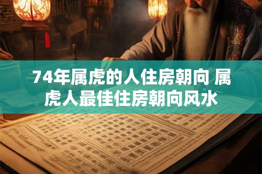 74年属虎的人住房朝向 属虎人最佳住房朝向风水