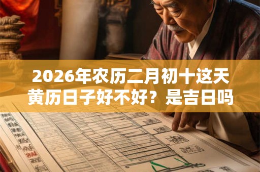 2026年农历二月初十这天黄历日子好不好？是吉日吗？