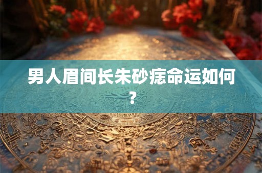 男人眉间长朱砂痣命运如何？
