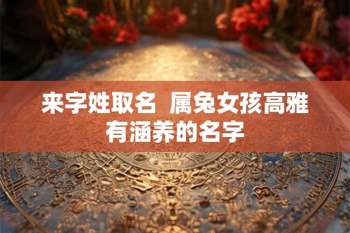 来字姓取名  属兔女孩高雅有涵养的名字