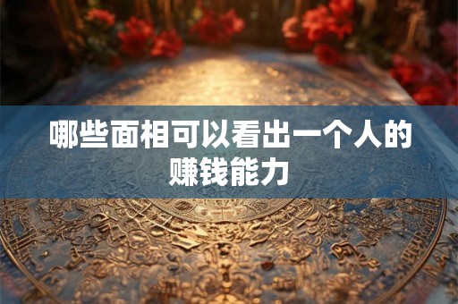 哪些面相可以看出一个人的赚钱能力