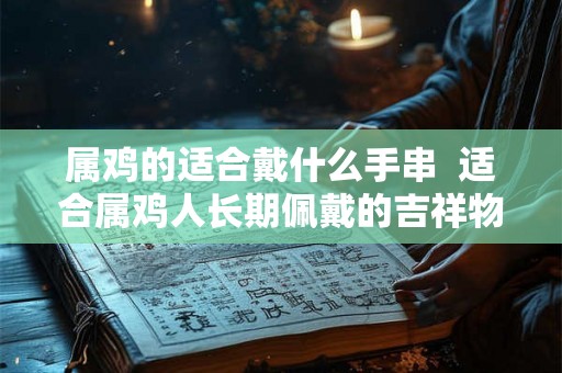 属鸡的适合戴什么手串  适合属鸡人长期佩戴的吉祥物