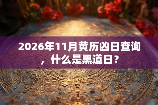 2026年11月黄历凶日查询,什么是黑道日? 2026年11月黄历凶日查询,什么是黑道日?