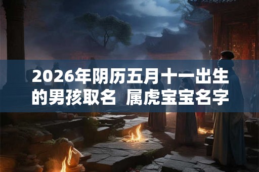 2026年阴历五月十一出生的男孩取名  属虎宝宝名字大全