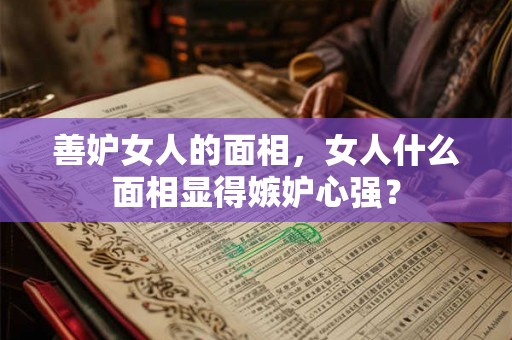 善妒女人的面相，女人什么面相显得嫉妒心强？