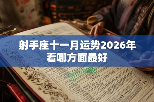 射手座十一月运势2026年看哪方面最好