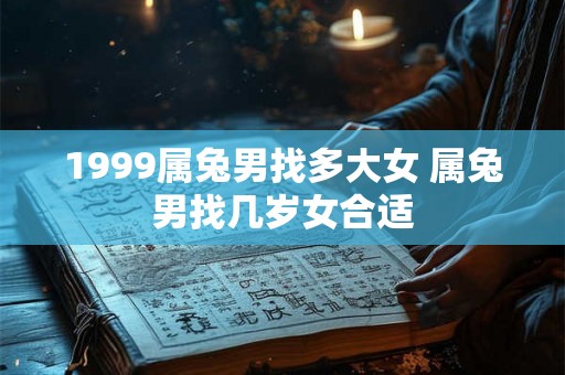 1999属兔男找多大女 属兔男找几岁女合适