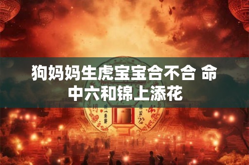 狗妈妈生虎宝宝合不合 命中六和锦上添花