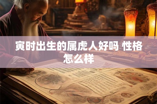 寅时出生的属虎人好吗 性格怎么样