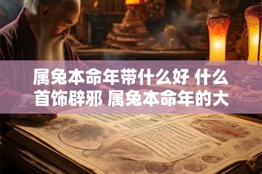 属兔本命年带什么好 什么首饰辟邪 属兔本命年的大忌