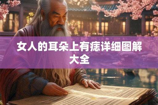 女人的耳朵上有痣详细图解大全