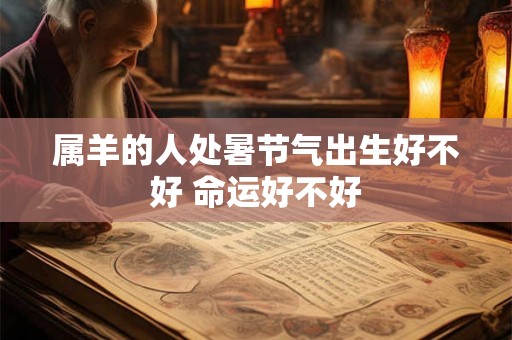 属羊的人处暑节气出生好不好 命运好不好