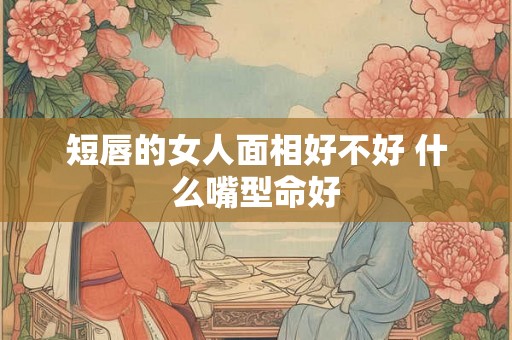 短唇的女人面相好不好 什么嘴型命好