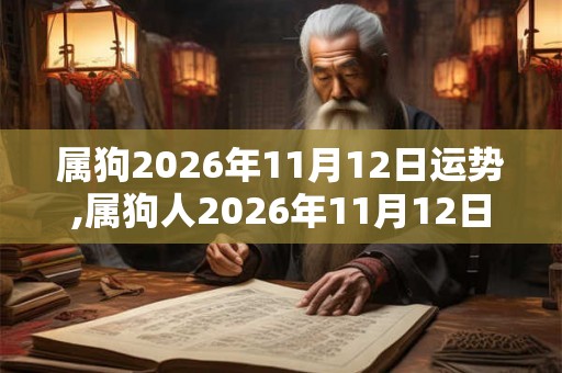 属狗2026年11月12日运势,属狗人2026年11月12日财运,生肖狗2026年11月12日运势 属狗2026年11月12日运势,属狗人2026年11月12日财运,生肖狗2026年11月12日运势