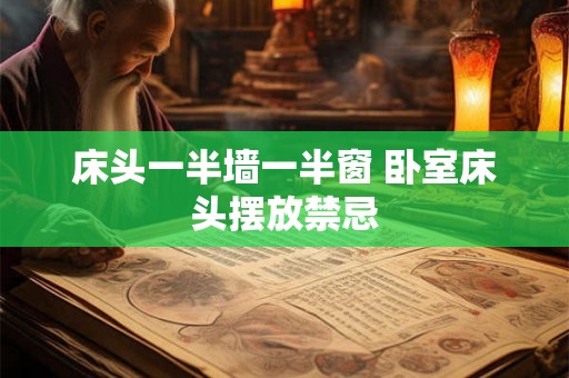 床头一半墙一半窗 卧室床头摆放禁忌