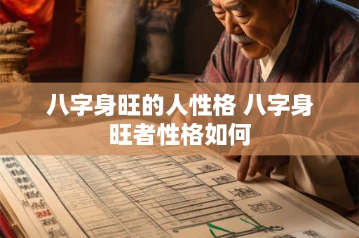 八字身旺的人性格 八字身旺者性格如何 八字身旺的人性格 八字身旺者性格如何