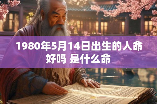 1980年5月14日出生的人命好吗 是什么命