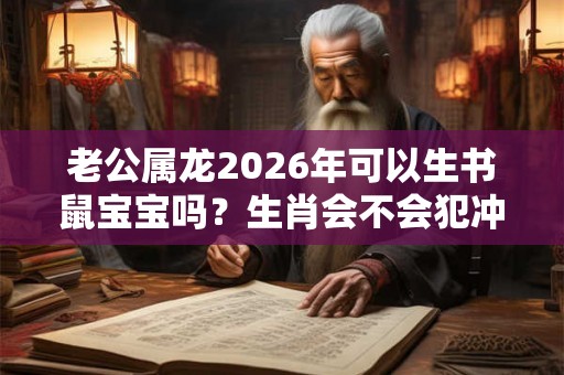 老公属龙2026年可以生书鼠宝宝吗？生肖会不会犯冲？