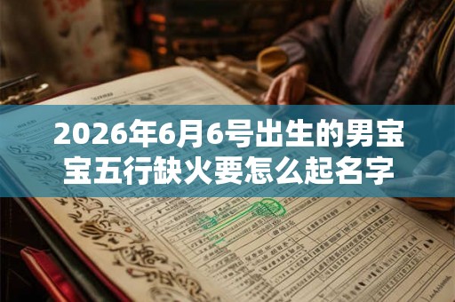 2026年6月6号出生的男宝宝五行缺火要怎么起名字 2026年6月6号出生的男宝宝五行缺火要怎么起名字