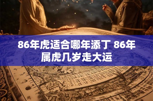 86年虎适合哪年添丁 86年属虎几岁走大运 86年虎适合哪年添丁 86年属虎几岁走大运