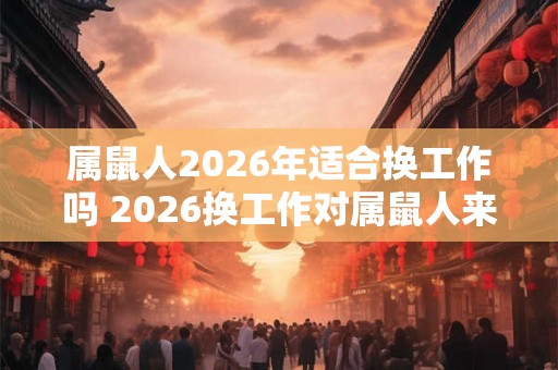 属鼠人2026年适合换工作吗 2026换工作对属鼠人来说合适吗 属鼠人2026年适合换工作吗 2026换工作对属鼠人来说合适吗