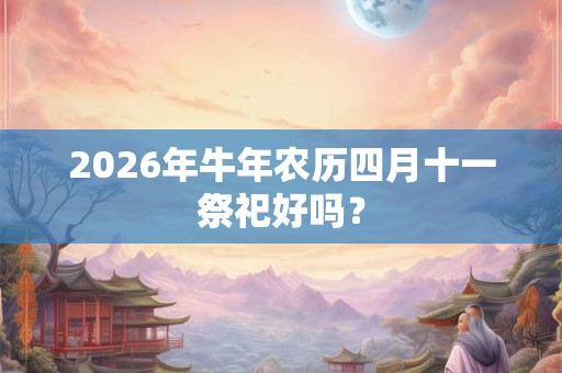 2026年牛年农历四月十一祭祀好吗？