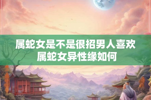 属蛇女是不是很招男人喜欢 属蛇女异性缘如何 属蛇女是不是很招男人喜欢 属蛇女异性缘如何