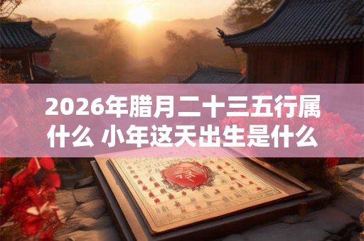 2026年腊月二十三五行属什么 小年这天出生是什么命 2026年腊月二十三五行属什么 小年这天出生是什么命