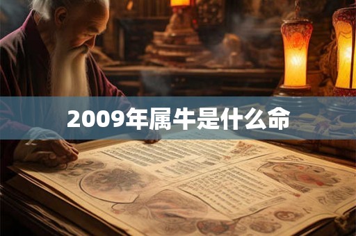2009年属牛是什么命