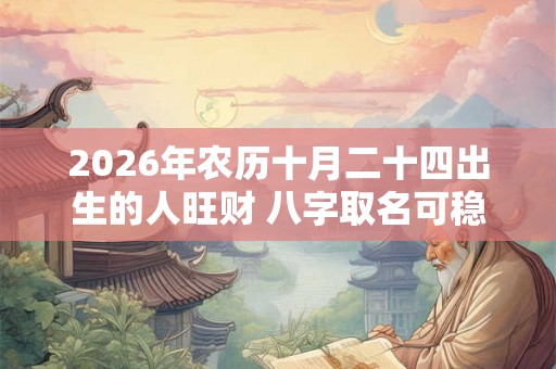 2026年农历十月二十四出生的人旺财 八字取名可稳定命局 2026年农历十月二十四出生的人旺财 八字取名可稳定命局