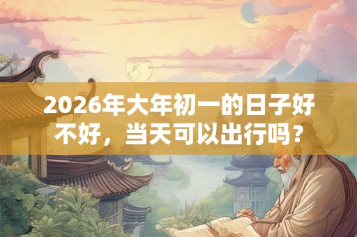 2026年大年初一的日子好不好，当天可以出行吗？