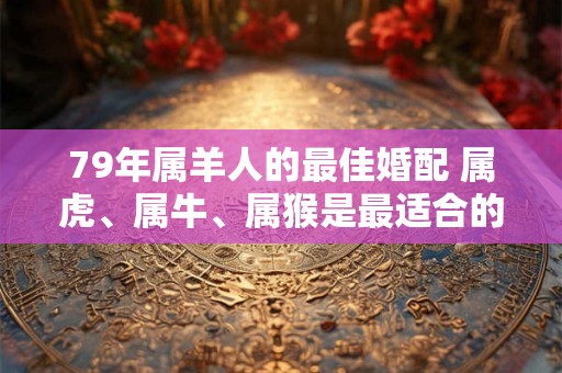 79年属羊人的最佳婚配 属虎、属牛、属猴是最适合的 79年属羊人的最佳婚配 属虎、属牛、属猴是最适合的