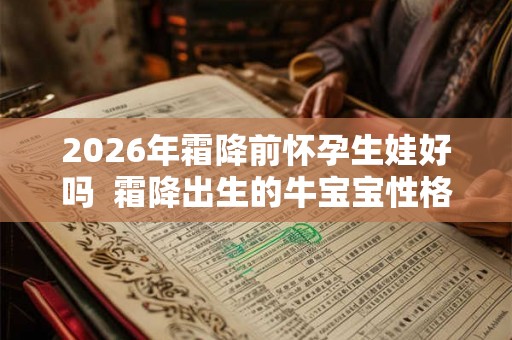 2026年霜降前怀孕生娃好吗  霜降出生的牛宝宝性格分析