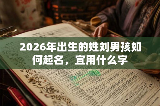 2026年出生的姓刘男孩如何起名，宜用什么字
