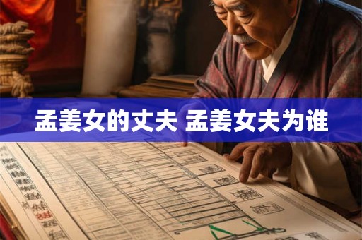 孟姜女的丈夫 孟姜女夫为谁