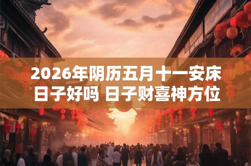 2026年阴历五月十一安床日子好吗 日子财喜神方位