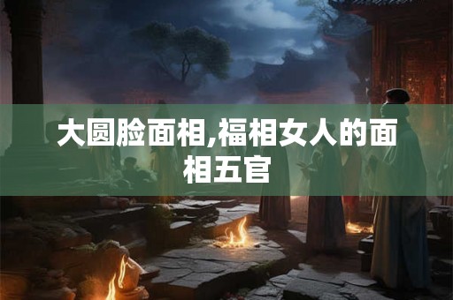 大圆脸面相,福相女人的面相五官