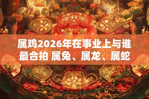 属鸡2026年在事业上与谁最合拍 属兔、属龙、属蛇 属鸡2026年在事业上与谁最合拍 属兔、属龙、属蛇