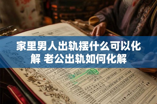 家里男人出轨摆什么可以化解 老公出轨如何化解