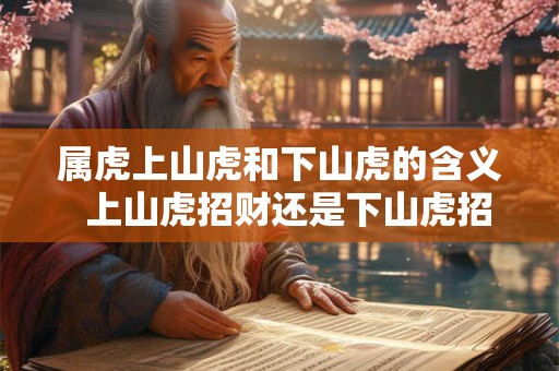 属虎上山虎和下山虎的含义  上山虎招财还是下山虎招财