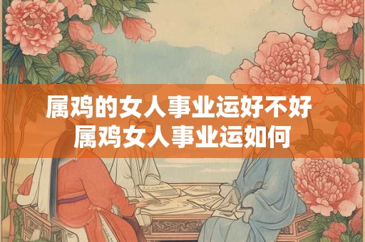 属鸡的女人事业运好不好 属鸡女人事业运如何 属鸡的女人事业运好不好 属鸡女人事业运如何