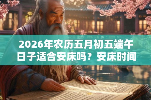 2026年农历五月初五端午日子适合安床吗？安床时间如何选择？