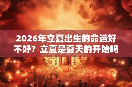 2026年立夏出生的命运好不好？立夏是夏天的开始吗？