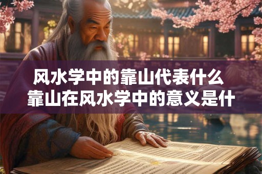 风水学中的靠山代表什么 靠山在风水学中的意义是什么 风水学中的靠山代表什么 靠山在风水学中的意义是什么