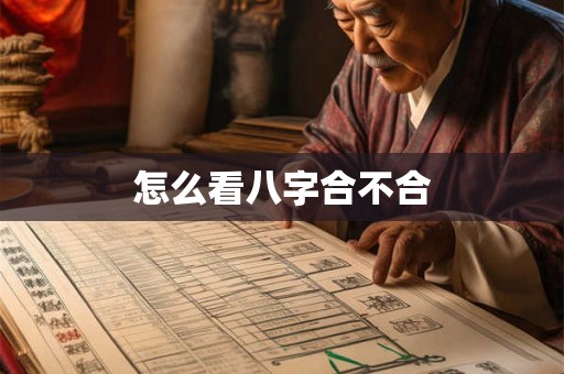 怎么看八字合不合