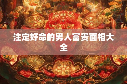 注定好命的男人富贵面相大全 注定好命的男人富贵面相大全