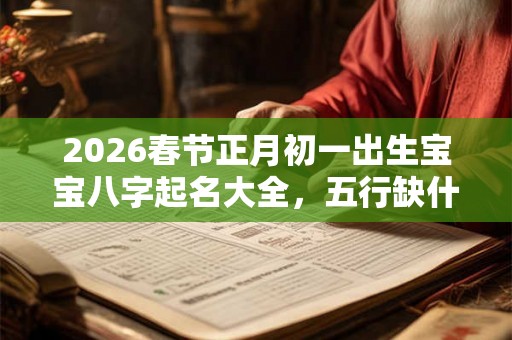 2026春节正月初一出生宝宝八字起名大全，五行缺什么