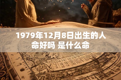 1979年12月8日出生的人命好吗 是什么命