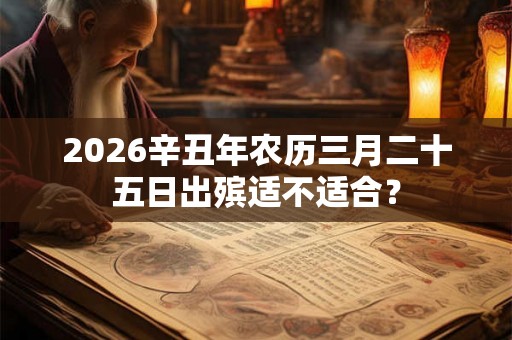 2026辛丑年农历三月二十五日出殡适不适合？